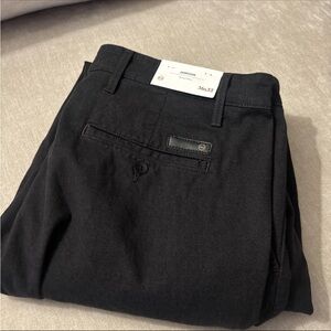 AG adriano goldschmied 36x32 Black Skinny Chino Pants “Jamison”  -NEW